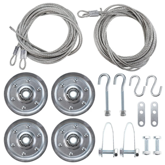 Garage Door Cable and Pulley Kit, Including 2 Pairs | Phone & Computer - Image 1