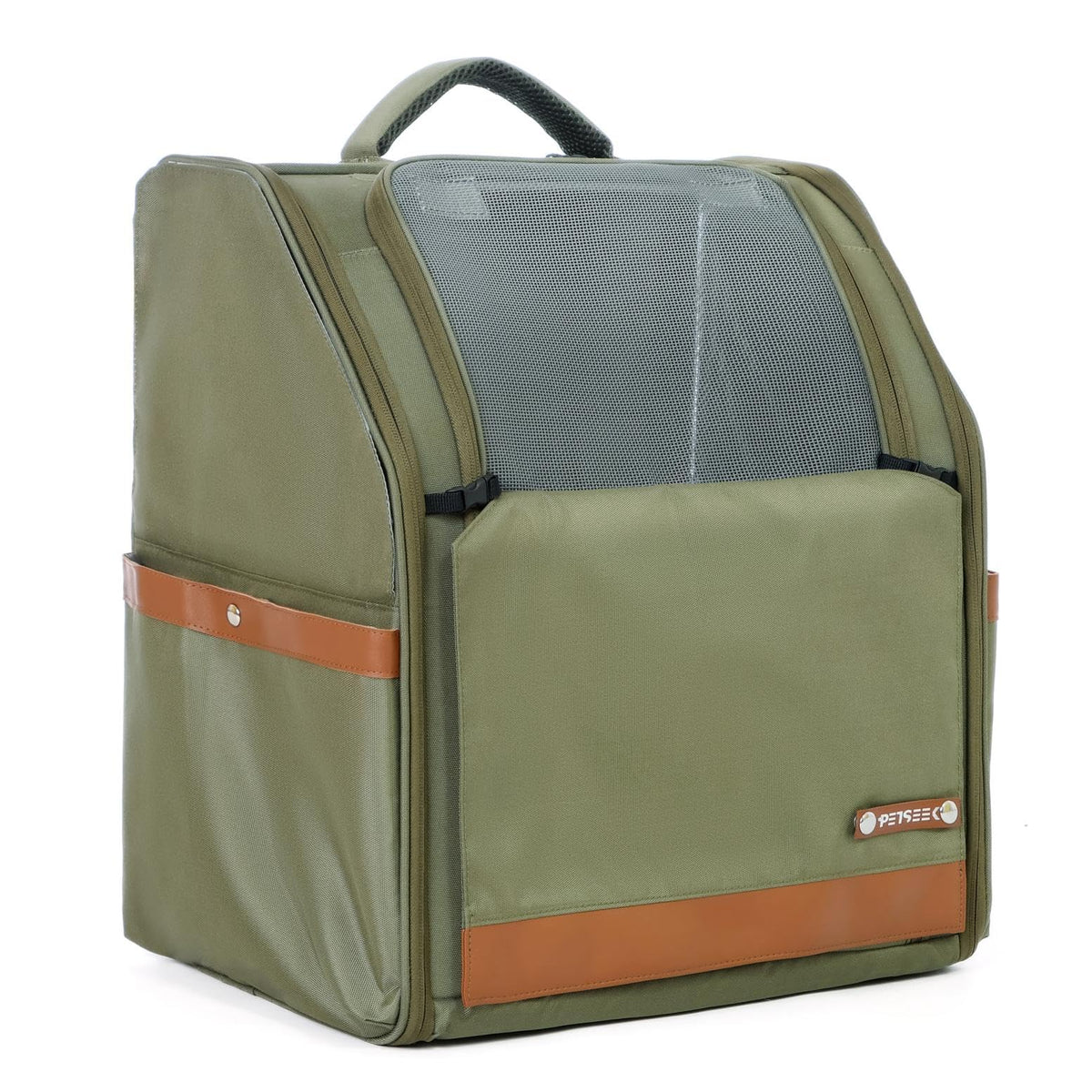 Large Cat Carrier Backpack, Shaded Small Dog Backpack | Pet Essentials - Image 1