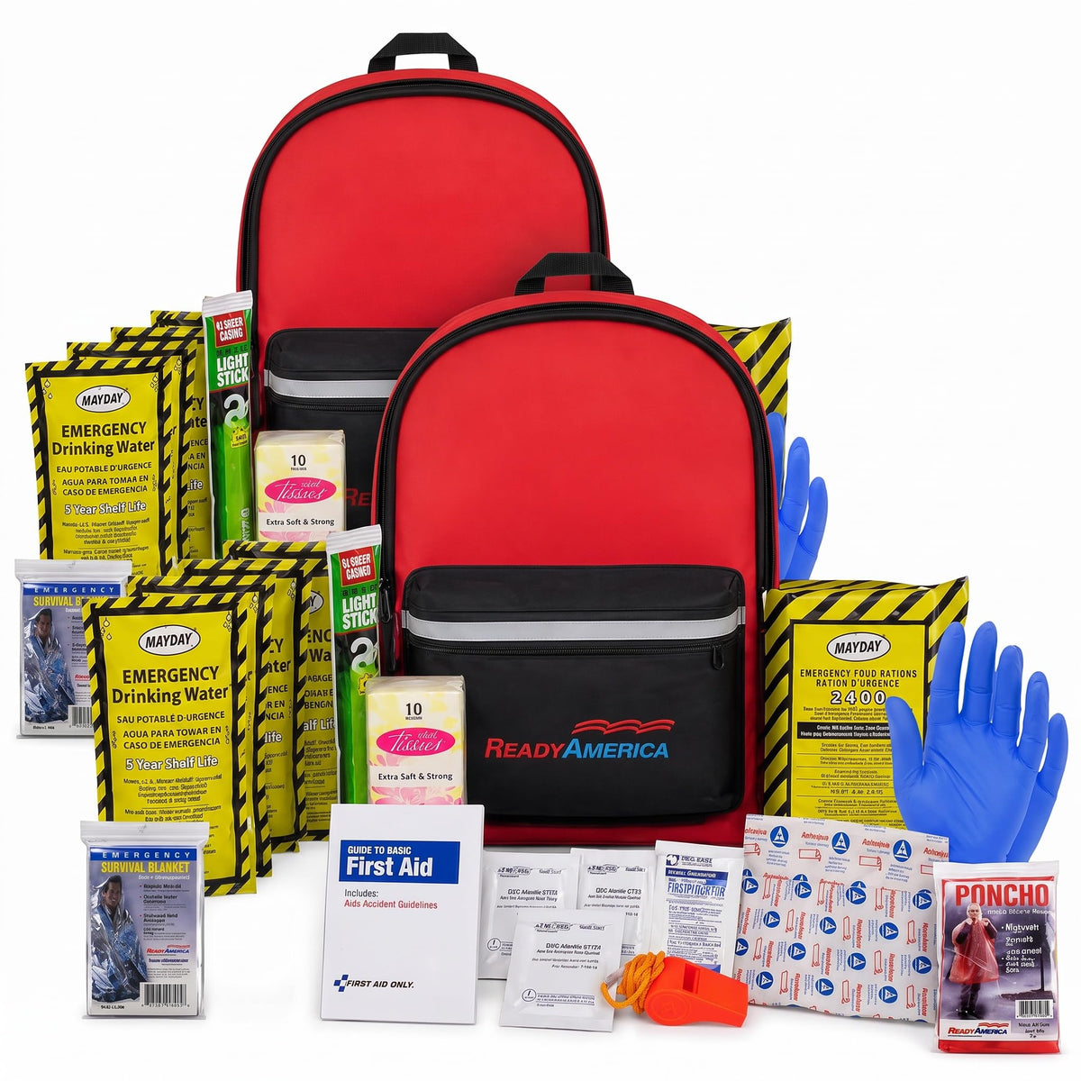 Ready America 70180 72 Hour Emergency Kit, 1-Person - Image 1