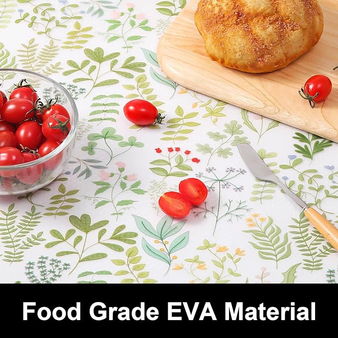 Cooyes Shelf Liner Drawer Liners, Shelf Liners for Kitchen Cabinets, Non-Adhesive Cabinet Liner, EVA Waterproof Non-Slip Refrigerator Liners for Kitchen Drawers（11.8" W x 118" L）