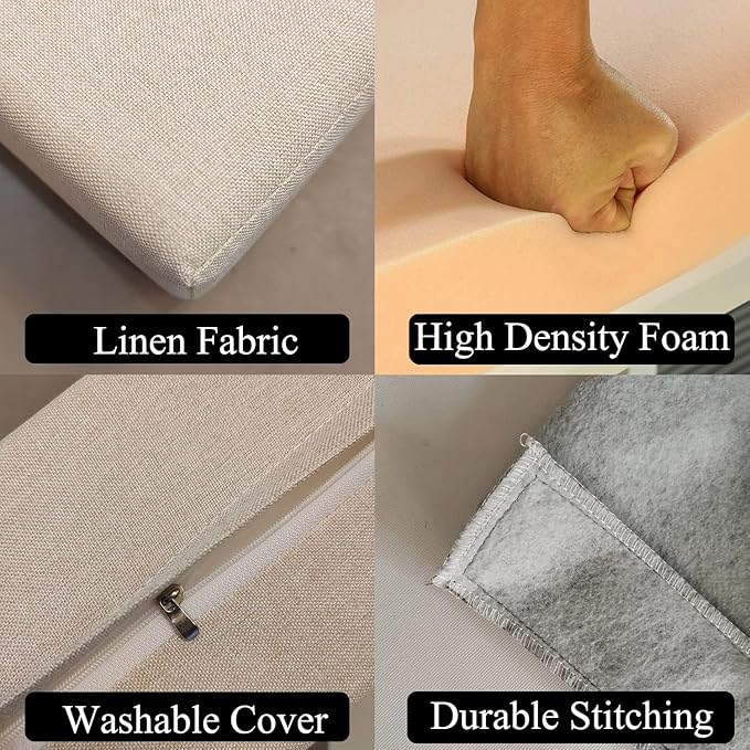 SAMTY Bed Filler for headboard Space Gap Filler Bolster Pillow Stopper for Sofa Crack Filler Between Headboard and Mattress California King Size