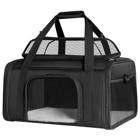 Pet Cat Dog Carrier, Puppy Crate Cage Bag - Image 1
