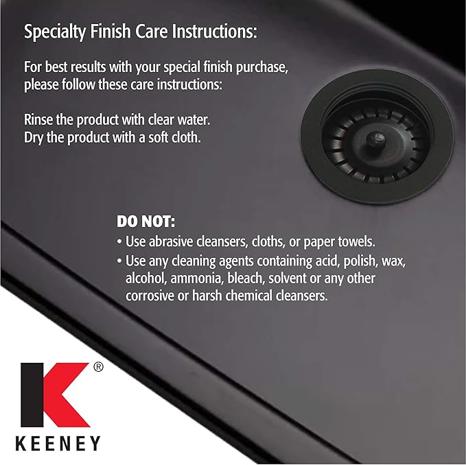 Keeney K5435VB Stainless Steel Kitchen Sink Strainer with Fixed Post Basket, Venetian Bronze
