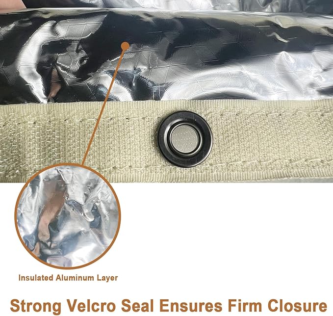 Backflow Preventer Insulation Cover,Pipe Insulation,Outdoor Pipe Covers For Winter Freeze Protection,Outdoor Faucet Covers For Winter Freeze Protection,Insulated Pipe Covers For Outside (30w*24h)