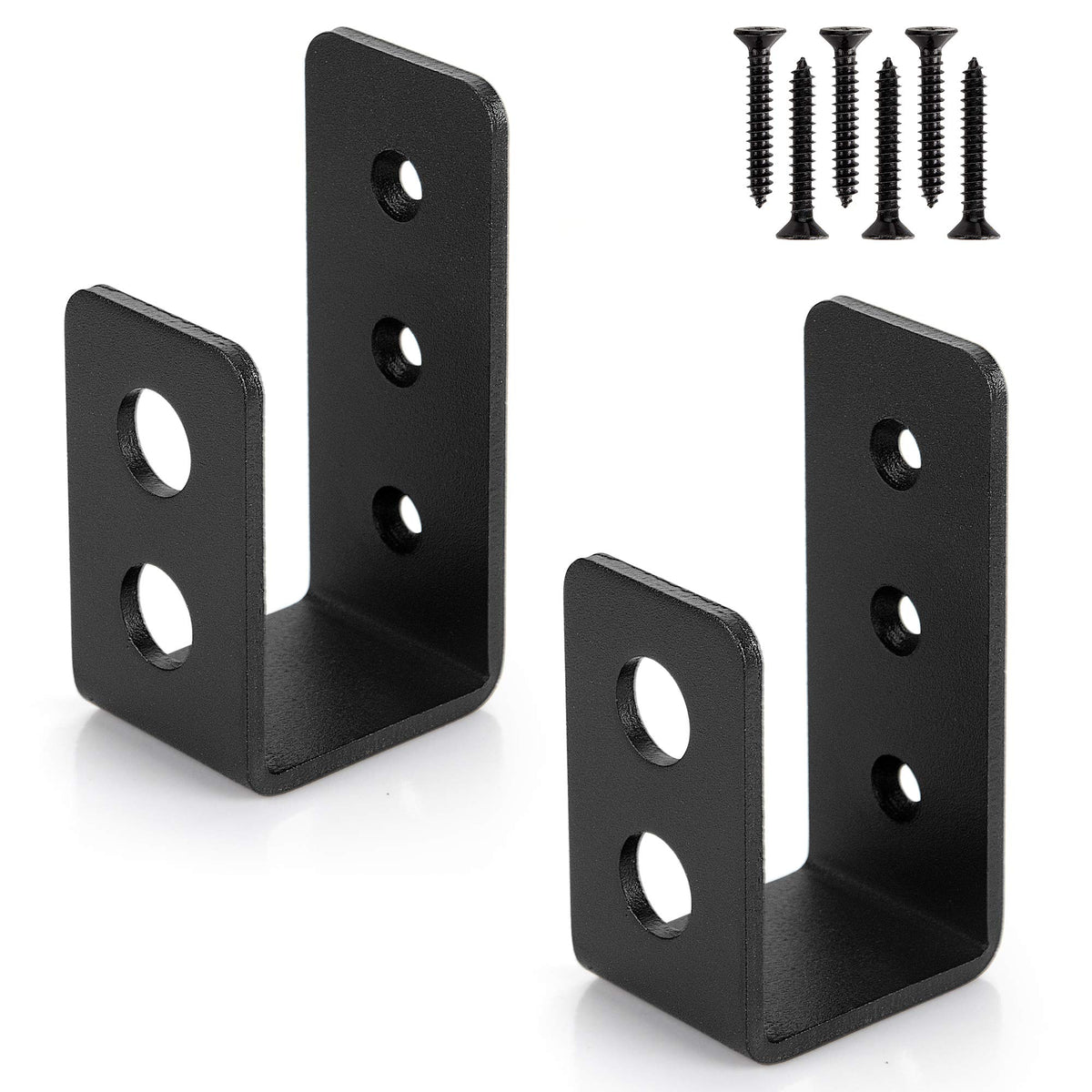 2x4 (1.5x3.5 inch) Door Barricade Brackets (2 pcs) | Drop - Image 1