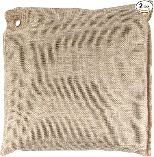 BambooMN Activated Bamboo Charcoal Air Purifier - 500g Tan - 2 Bags