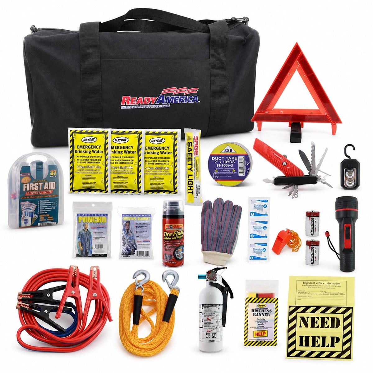 Ready America 70352 Auto Emergency Response Kit - Image 1