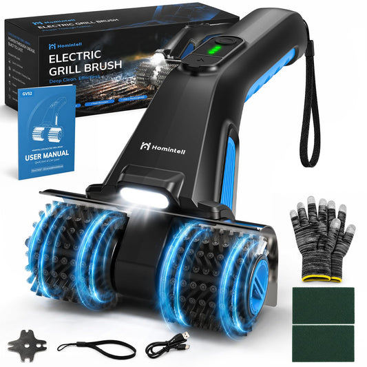 Cordless Electric Grill Brush, Rechargeable Outdoor BBQ Cleaner - Image 1