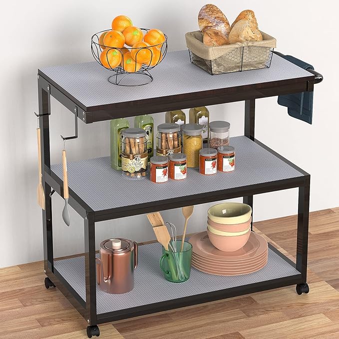 Shelf Liners for Kitchen Cabinets Refrigerator Liners Waterproof Kitchen Cupboard Liner Non-Slip Drawer Mats EVA Material Non Adhesive Fridge Mats for Shelves - Clear 17.5 x 393.7 Inches