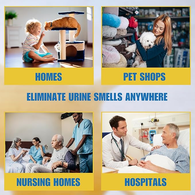 SMELLEZE Urine Absorbent Powder & Poo Gel | Odor Eliminator for Strong Odor | Solidifier & Deodorizer for Portable Toilets, Urinals, Pet Potty, Bedside Commodes| Absorbs Liquids in Minutes | 2 lb.