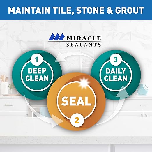 Miracle Sealants Grout Sealer Aerosol Spray, 15 oz, 6 Pack