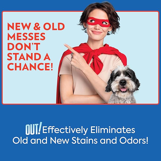 Pet Odor & Stain Remover Spray, Natural Scent, 32oz (2-Pack)