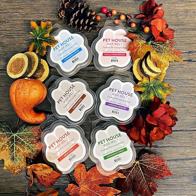 Pet House Orange Spice Scented Christmas Wax Melts - Natural, Long-Lasting, Plant Based Pet Friendly Soy Wax Melts Pack of 2