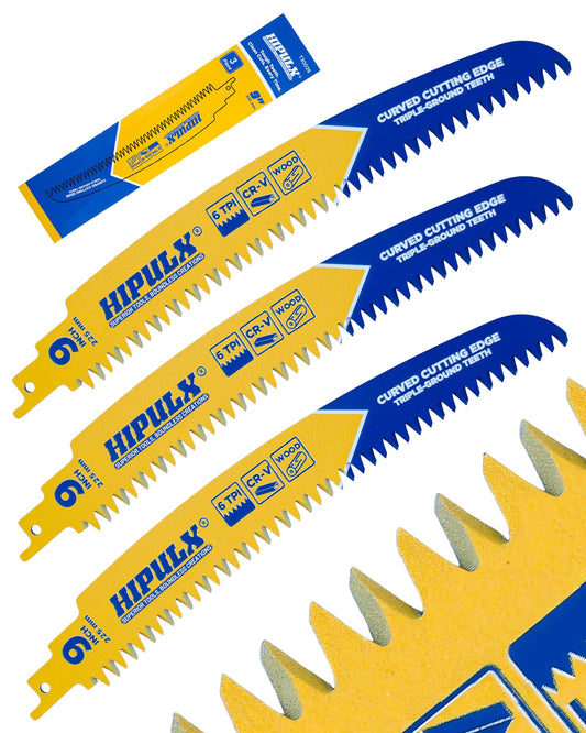 9-Inch Japanese Teeth Reciprocating Saw Blades, 6 TPI - Image 1