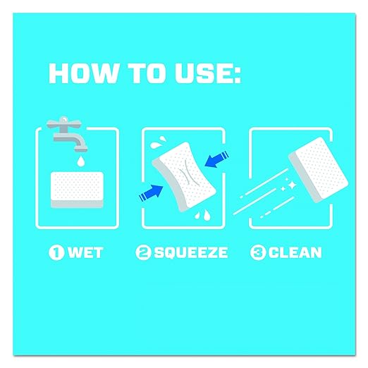 Mr. Clean 82038CT Magic Eraser Extra Durable, 4 3/5" x 2 2/5", 4/Box (Case of 8 Boxes)
