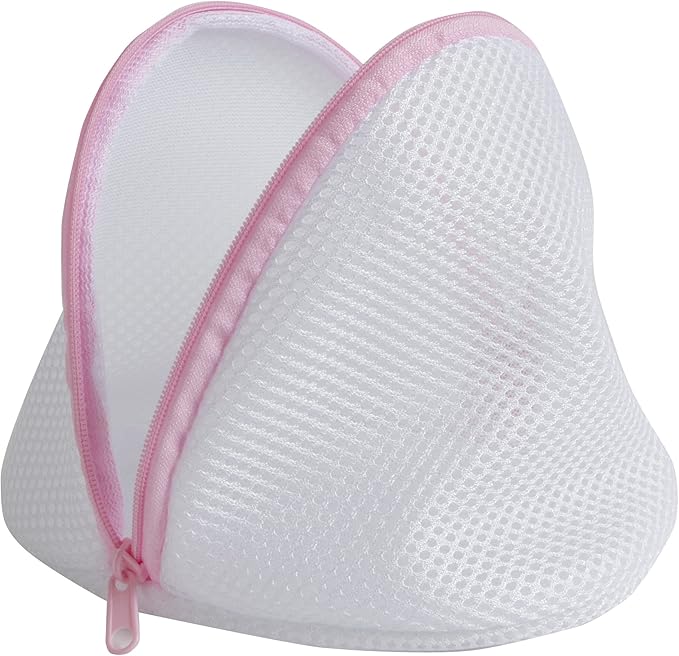 Evriholder Delicate Laundry Bra Wash Bag for Hosiery, Stocking, Underwear, Bra and Lingerie, Intimates, Reusable Travel Wash Bag, White