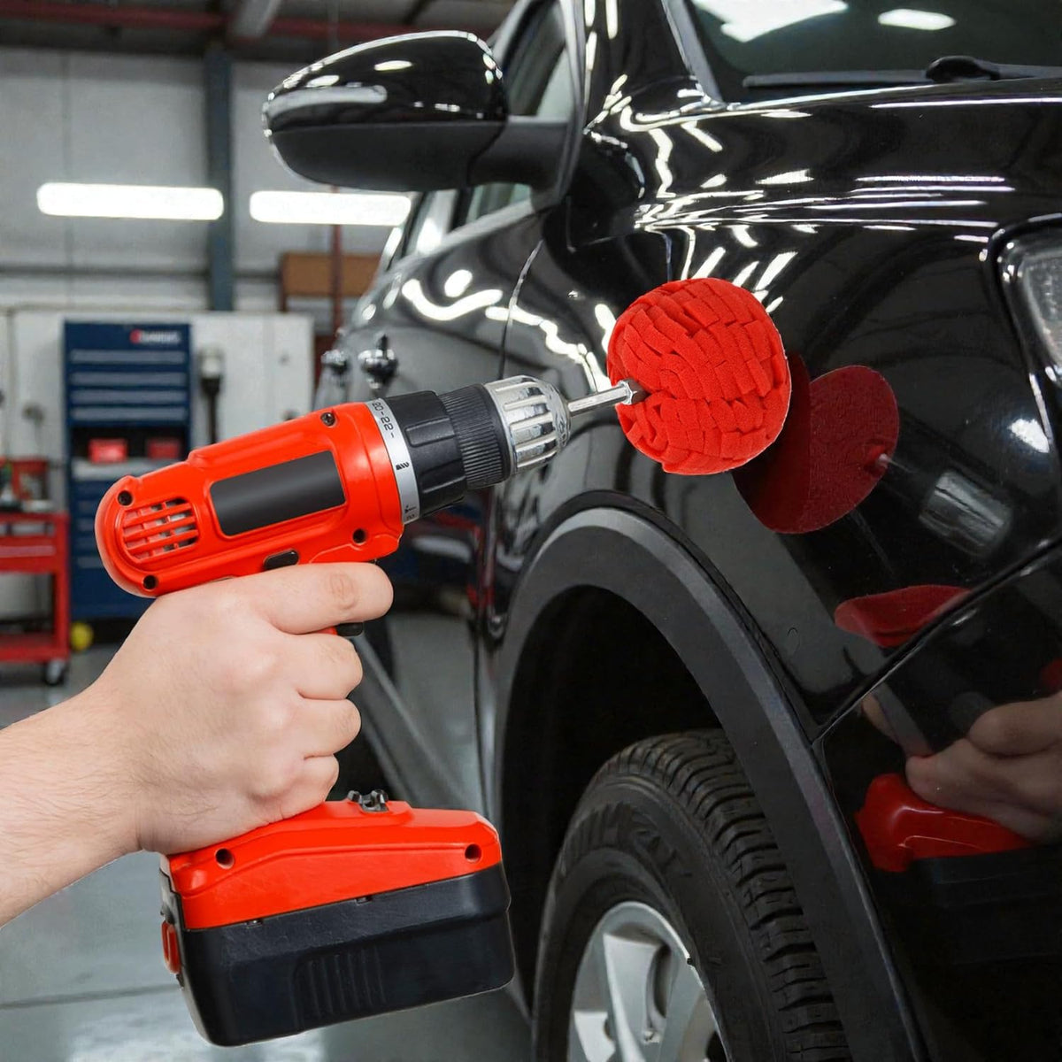3-Piece 3-Inch Drill Polishing Ball Set for Car Detailing
