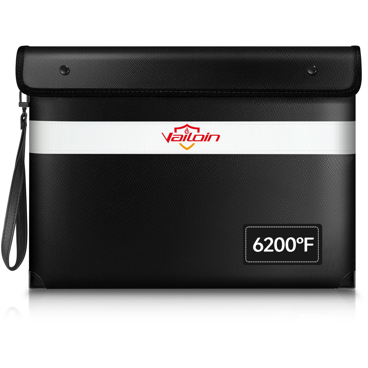 Vailoin 6200°F Fireproof Document Bag, 8 Layers of Heat Insulated - Image 1