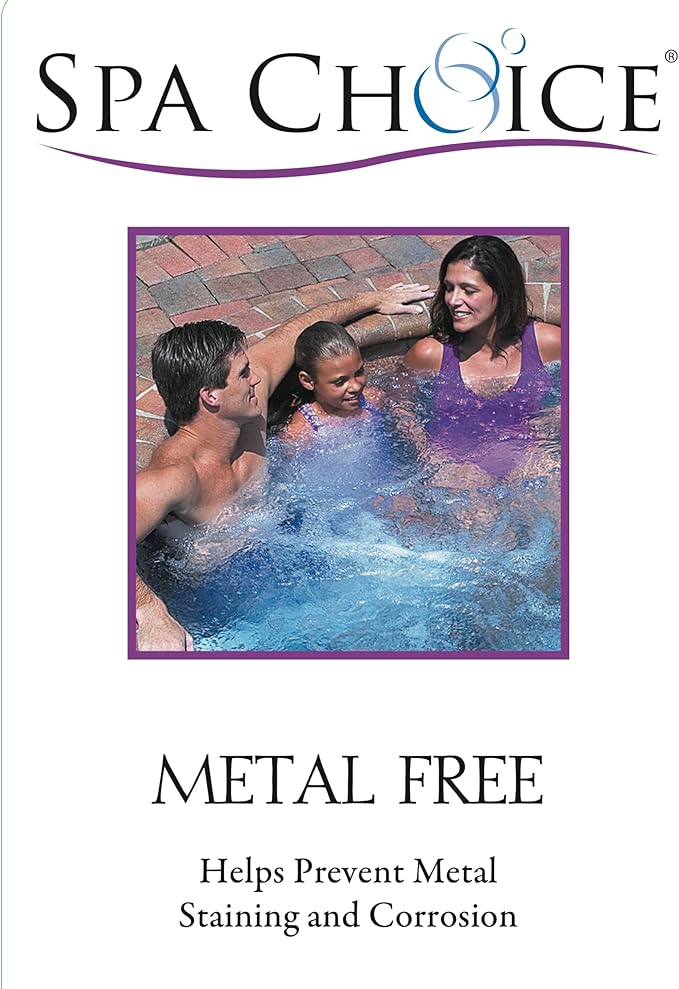 SpaChoice 1-Quart 4-Pack Premium Metal Free, Metal Gone for Spa Hot Tub, Made in USA