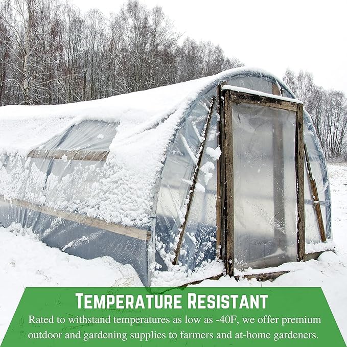 Farm Plastic Supply - Clear Vinyl Sheeting - 80 Mil - Vinyl Plastic Sheeting, Clear Vinyl Roll, Clear Vinyl Sheet for Storm Windows, Clear Vinyl, Covering, Tablecloth Protector (6.5' x 25')