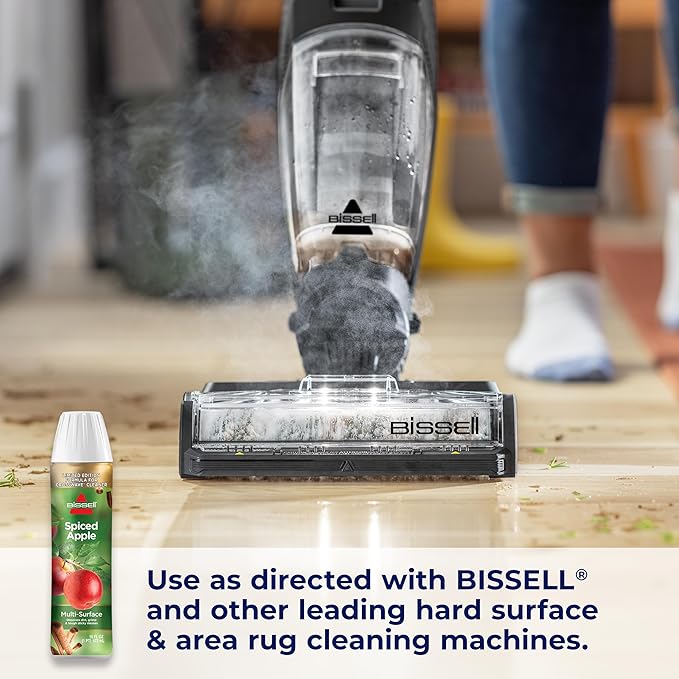 Bissell Limited Edition Wash Formula Spiced Apple, 3892, 16 Fl Oz, Powerful Mess Cleanup, Spiced Apple Scented