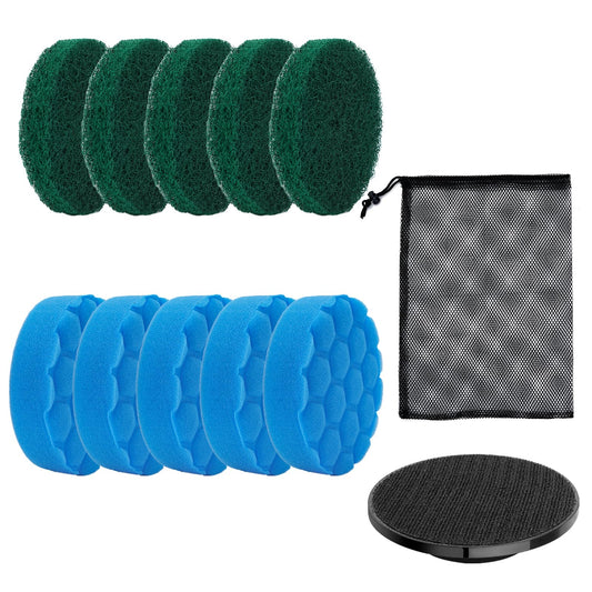 Electric Spin Scrubber Replacement Brush Heads Set, 10 - Image 1