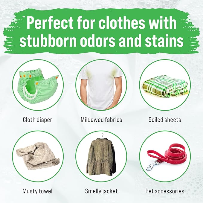 Rockin' Green Activewear 90 Loads Bundle With Hard Rock Unscented 90 Loads | All-Natural and Eco-Friendly | Non-Toxic and Safe for Sensitive Skin | Vegan and Biodegradable