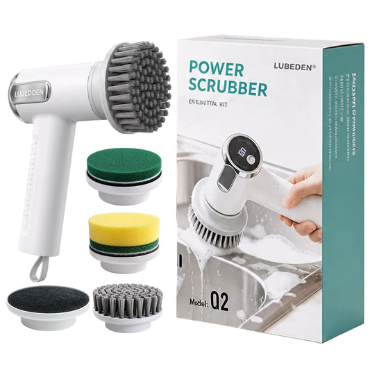 Electric Spin Scrubber, Cordless Power Scrubber & Electric - Image 1