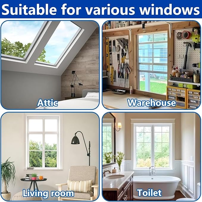 3 Roll 13.12Ft x 2Inch Window Condensation Prevention Absorber, 5mm Think Condensation Water Moisture Absorber Tape, Reusable Window Condensation Absorber Strips to Prevent Condensation