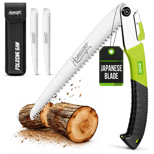 11 Inch Hand Saws for Tree Trimming, Folding Camp Saw - Image 1