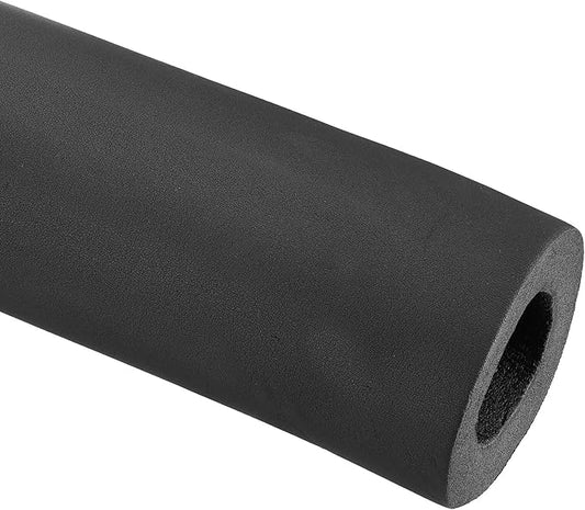 PATIKIL 74.8" L x 3" ID x 0.8" T Pipe Insulation Foam Tube, Water Pipe Insulation Tubing Heat Preservation for Plumbing Water AC Pipe Sprinkler Spigot, Black