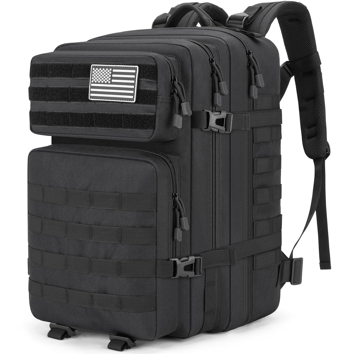 45L Large Tactical Backpack Military MOLLE 3 Day Bug Out Bag - Image 1