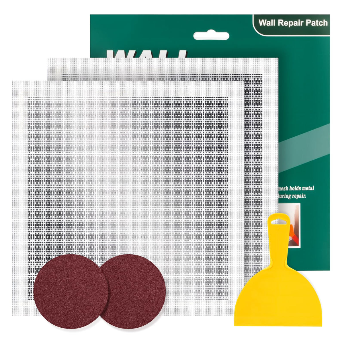 12 X 12 Inch Drywall Repair Kit, Wall Repair Patch Kits | Home Repair - Image 1