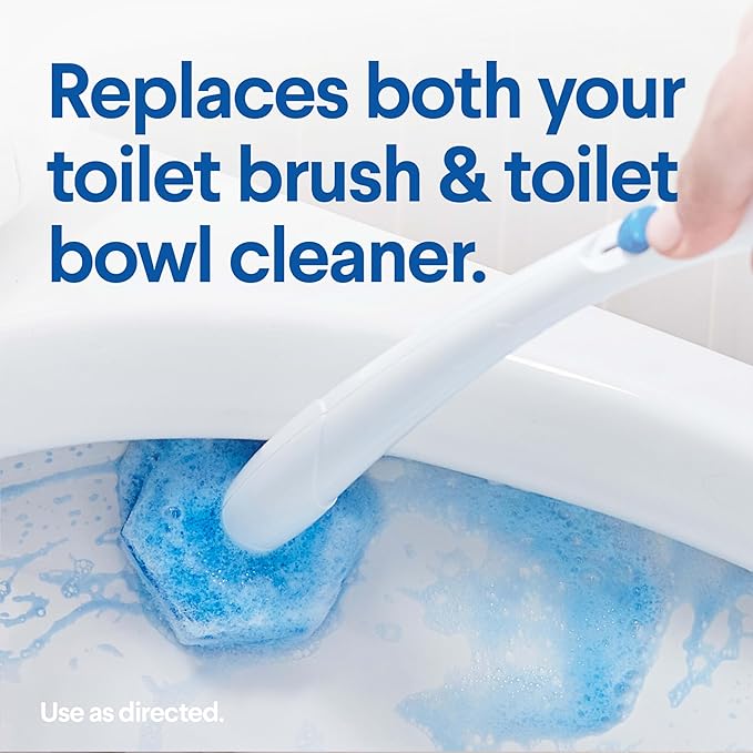 CLOROX ToiletWand Toilet Cleaner Refills,Toilet brush,Original,10 Count (Pack of 6)