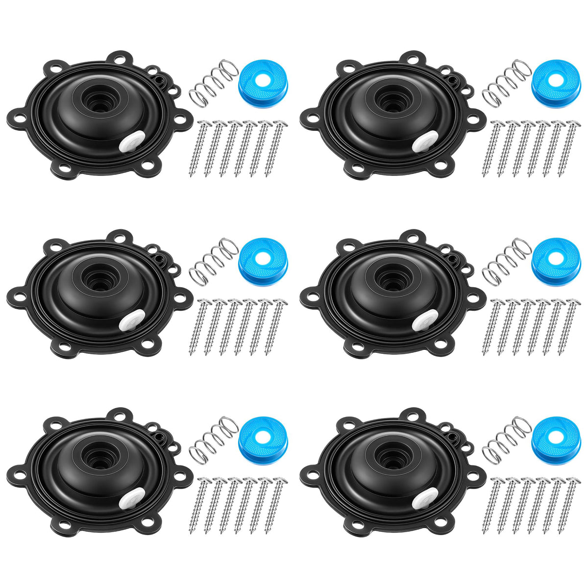 Diaphragm Repair Kit Compatible with Rain Bird DRKCP/CPF(6 Pack) - Image 1