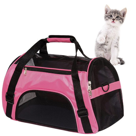 MuchL Cat Carrier for Cats Soft-Sided Travel Pat Carrier - Image 1