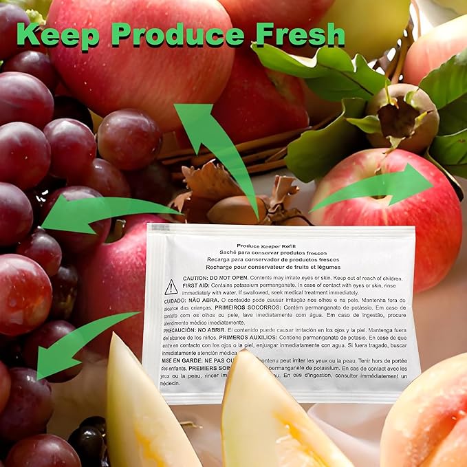 Refrigerator Produce Preserver Replacement for Frigidaire FRPAPKRF2PK FRPAPKRF Pure Air Produce Keeper (4)