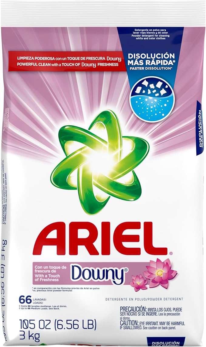 Ariel with a Touch of Downy Freshness, Powder Laundry Detergent, 105.8 ounces, 66 Loads