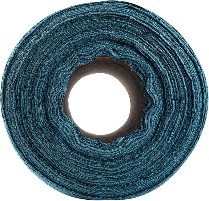 Restaurantware-Clean Tek Professional 11.8 x 11.8 Inch Microfiber Towel Rolls, 300 Reusable Towel Rolls - Tear Away, Perforated, Teal Microfiber Cleaning Roll, For All The Cleaning Tasks