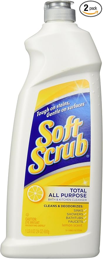 Lemon Cleanser, Multi-Surface Kitchen Scrub, 24 oz - 2 Pack