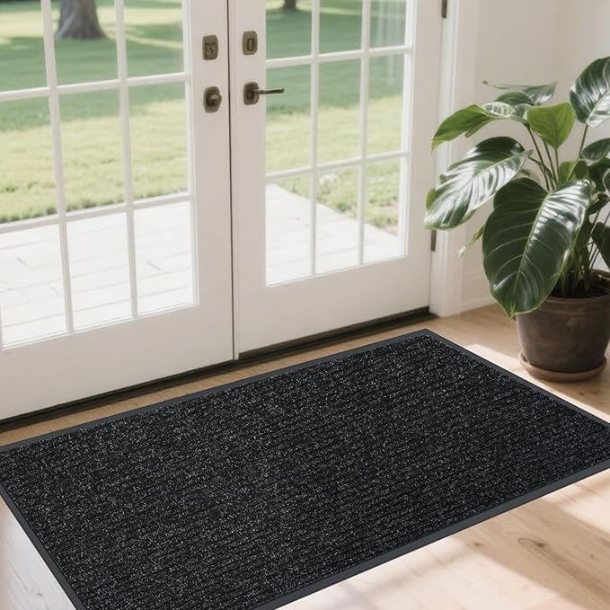 Front Door Mat Indoor Outdoor Entrance, 2ft x 44ft Non Slip Custom Size Outdoor Mat, Commercial Easy Clean Door Mat, Low-Profile Doormat Welcome Floor doormats, Resist Dirt for Front Door Patio Decor