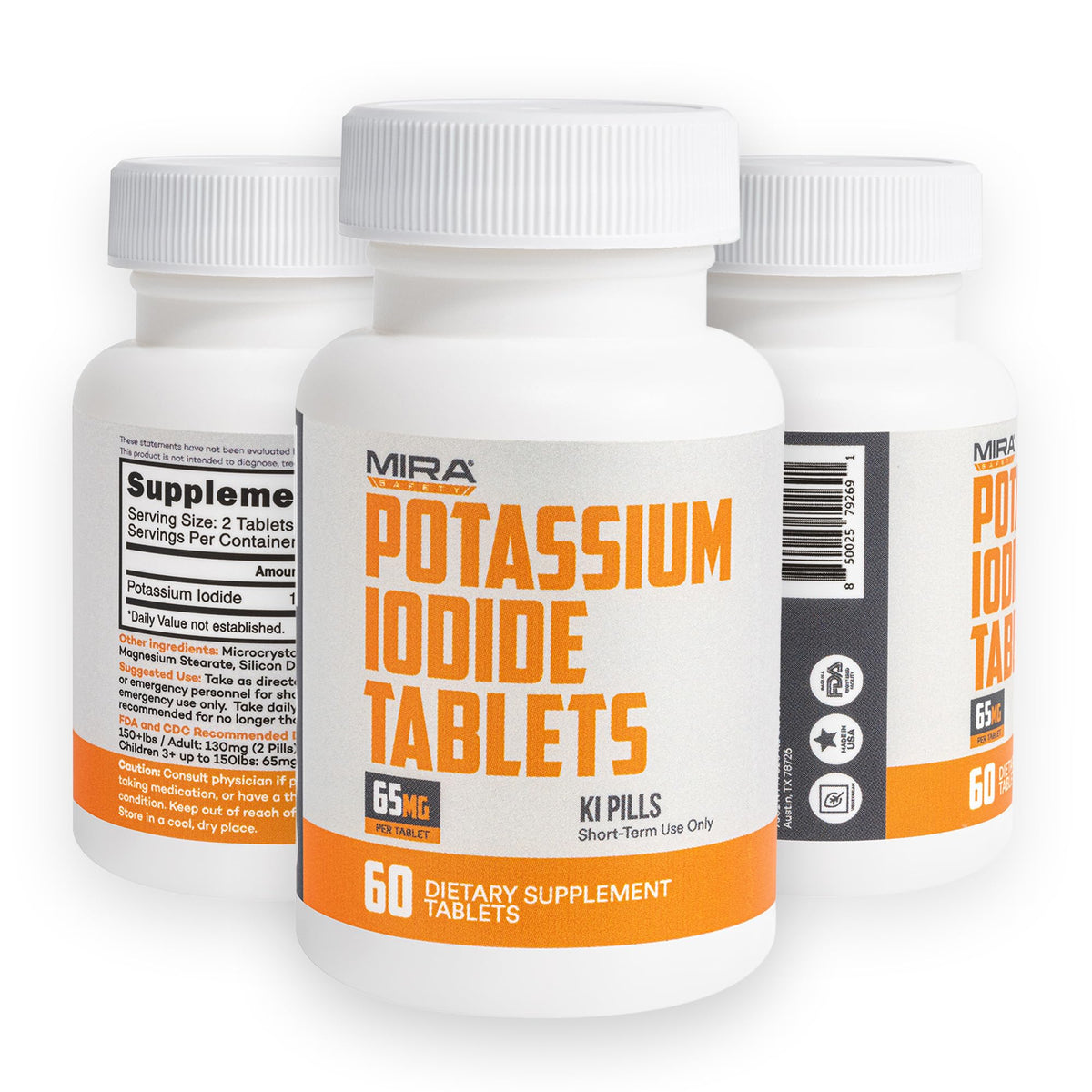 Potassium Iodide Tablets (60 Count) - Image 1