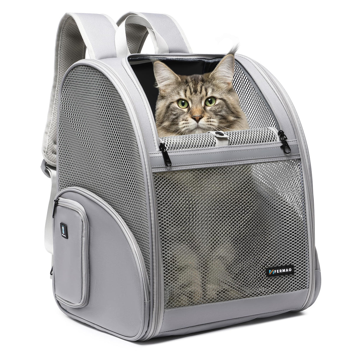 Pet Backpack Carrier ，Large Cat Carrier Backpack Up to 20 - Image 1