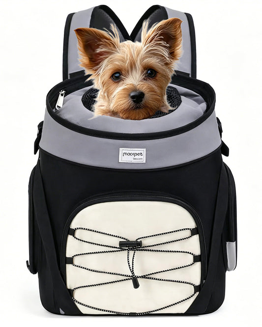 Pet Dog Carrier Backpack,Ventilated Mesh | Pet Essentials - Image 1