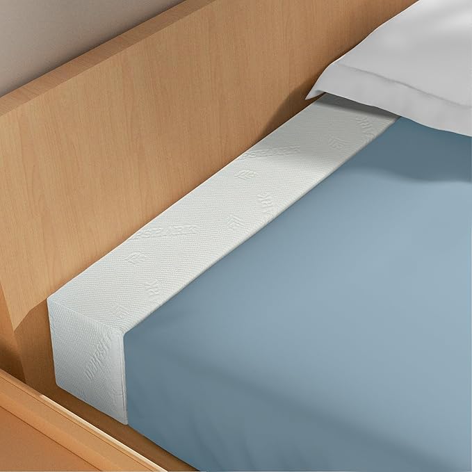 DEEPSHARK Mattress Gap Filler, Bed Gap Filler, Twin Mattress Extension Filler for Headboard Seams, Bed Space Cracks White(39"×6"×6", Twin/Twin XL)