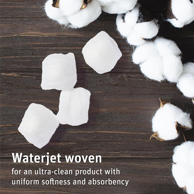 Simply Soft Premium Organic Cotton Balls 100% Pure Cotton, Certified Organic, Hypoallergenic, Large, Soft & Absorbent for Beauty, Cosmetics, Skin Care, Lint Free, 600 Count (Pack of 8)