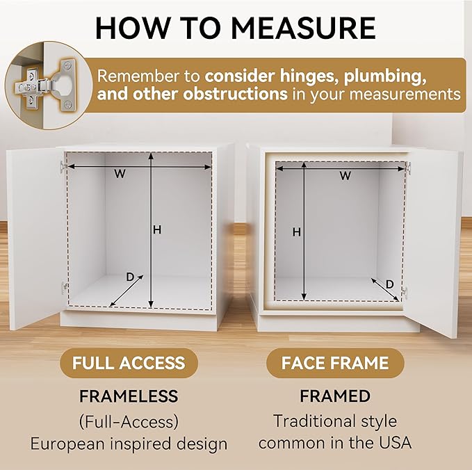 Pull Out Drawers for Cabinets 21"W x 21"D, Heavy-Duty Slide Out Wood Drawer Shelf, Pull Out Cabinet Organizer 100 lbs Capacity, Base Cabinet Organization for Kitchen, Pantry