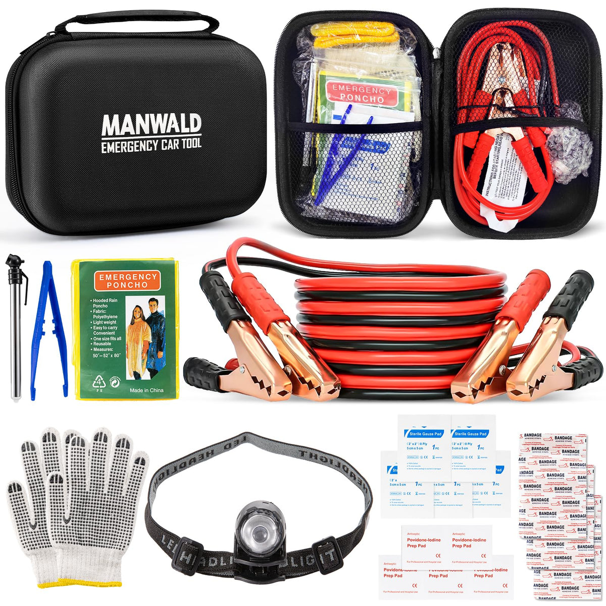Emergency Car Tool Kit Roadside Assistance Tool Kit | Phone & Computer - Image 1