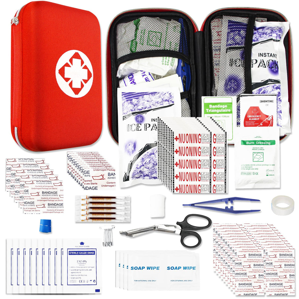 276Pcs First-Aid Kit Emergency-Kit Home-Car - First Aid - Image 1
