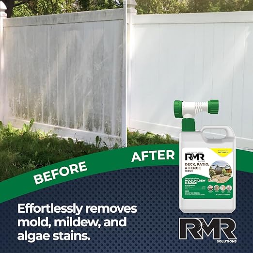 RMR Deck, Patio & Fence Wash - Commercial Grade Outdoor Stain Remover